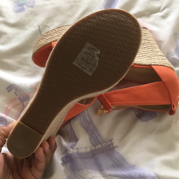 Orange MK Wedges - Picture 2 of 3